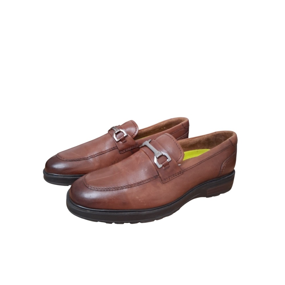 Florsheim Comfortech Shoes Mens Size 8 M Leather Slip-On Memory Foam Office Work